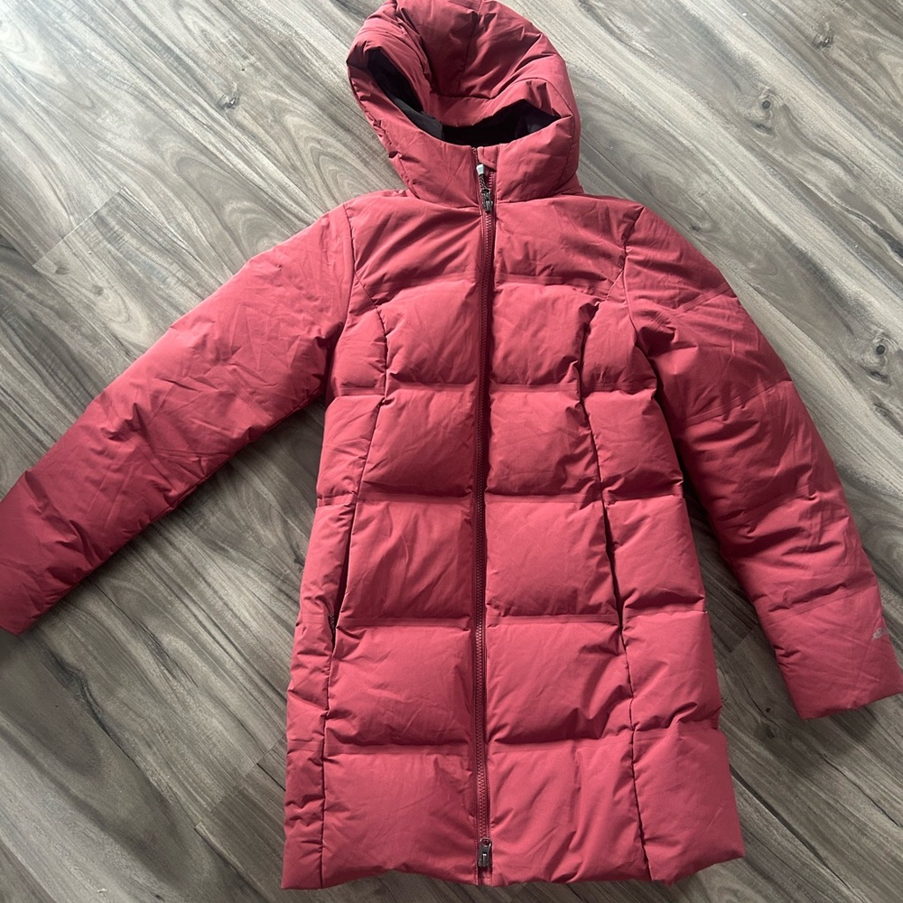Eddie Bauer Women's Deep Red Puffer Coat